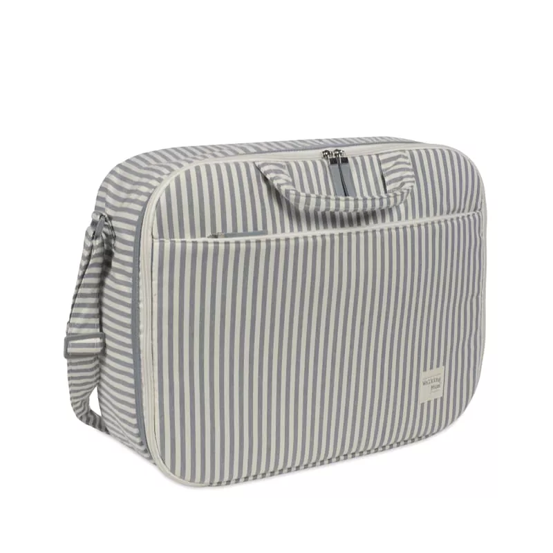 Maleta Praline Rayas Matcha Walking Mum