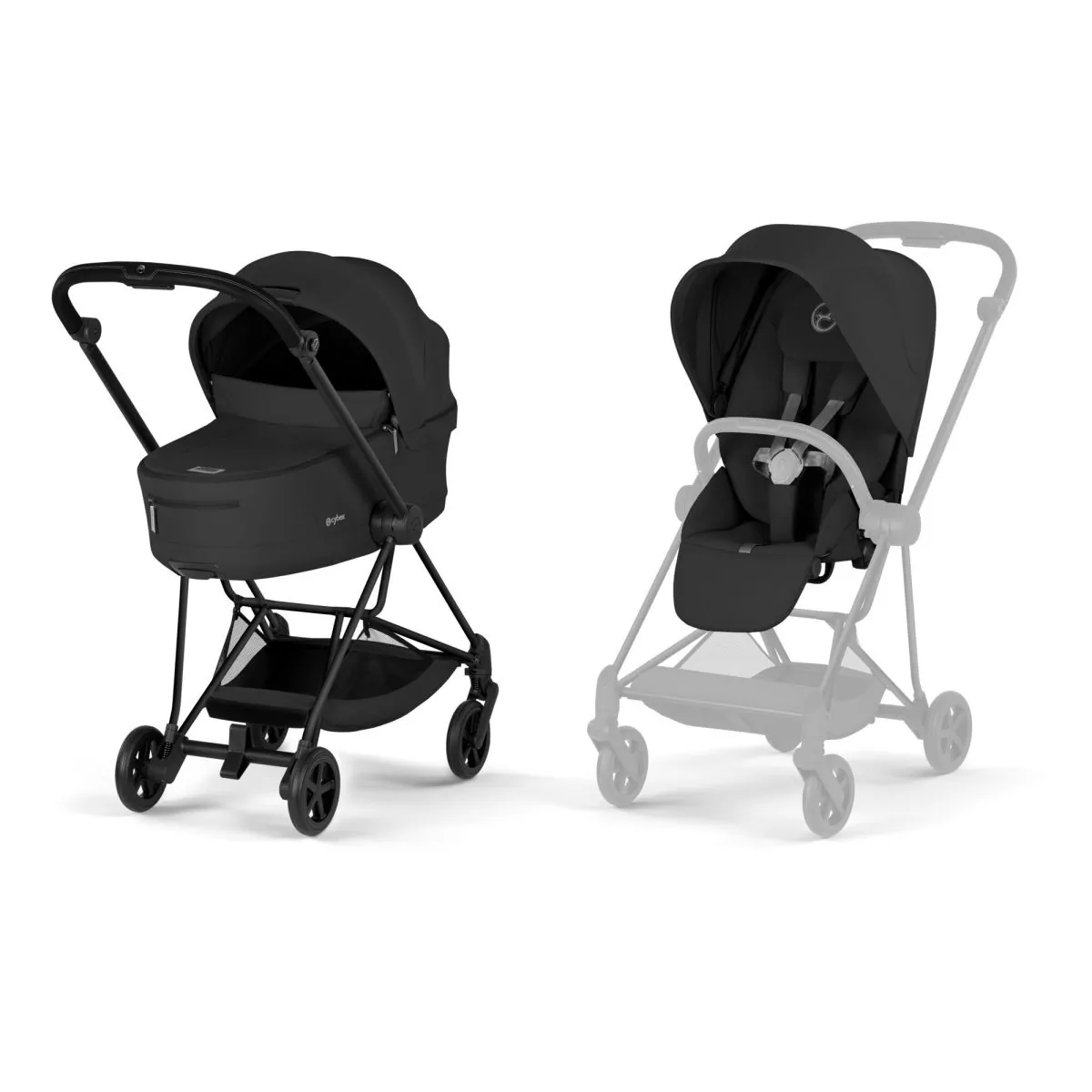 Carrito duo Cybex mios Comfort Matt Black Sepia Black