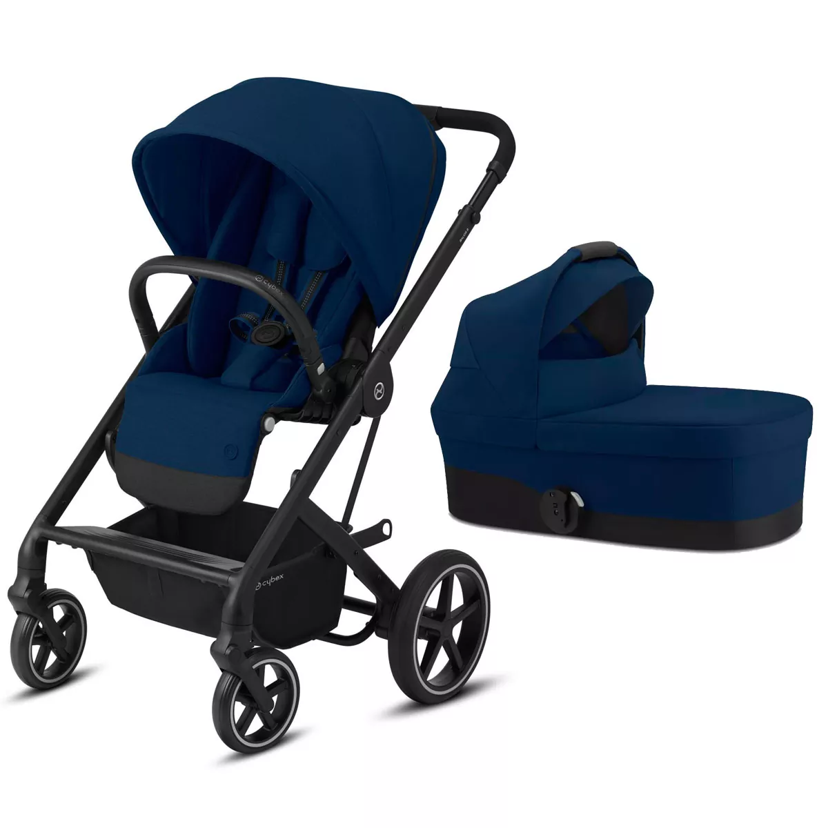 Duo Cybex Balios S lux chasis BLACK Navy Blue