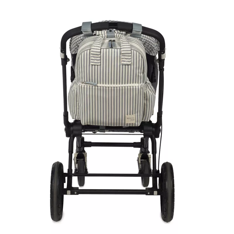 Mochila Praline Rayas Matcha Walking Mum
