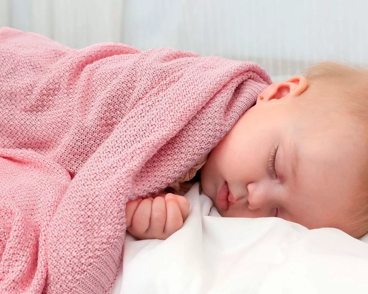 Mantita 80x110 cm Bambu para Bebe Rosa