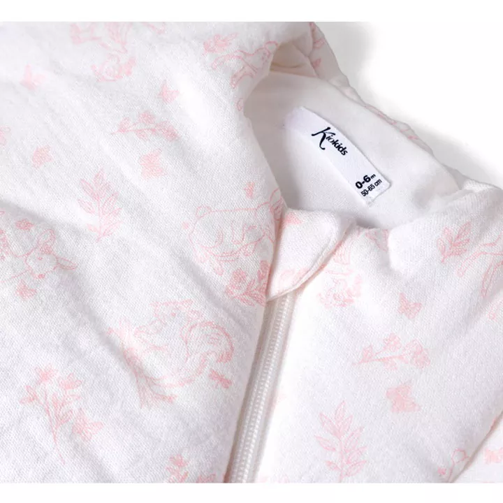 Saco de dormir bebé de invierno TOG 2,5 con mangas rosa 0-6m