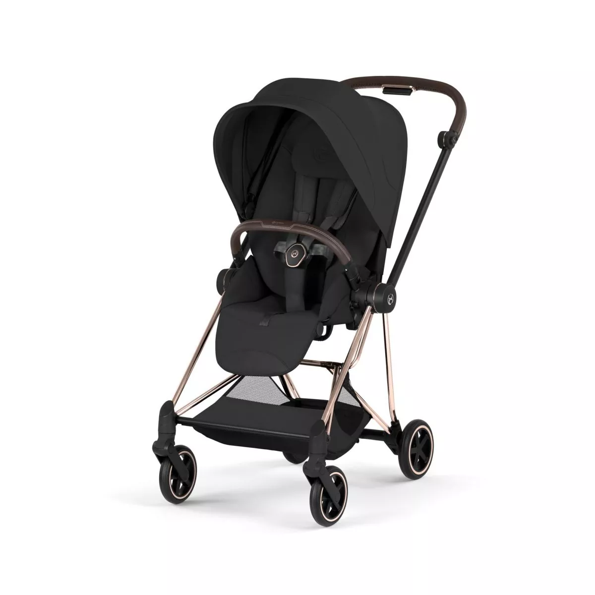 Silla Cybex Mios Style Sepia Black chasis Rosegold