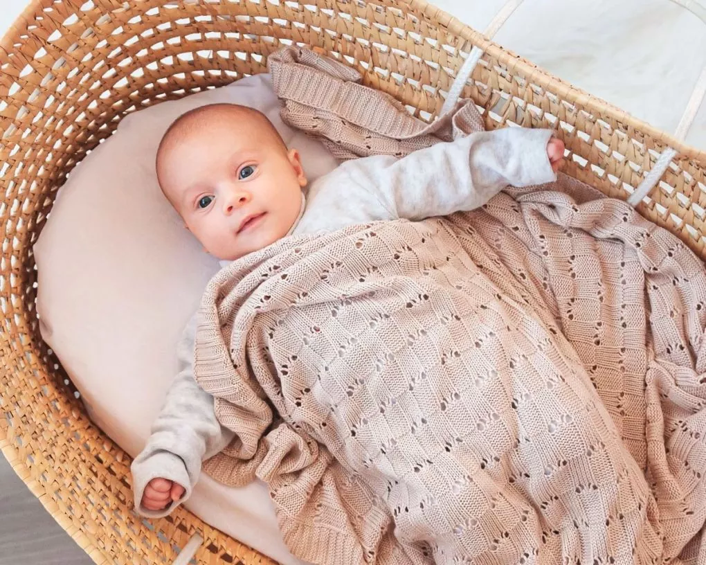 Mantita 80x110 cm Bambu para Bebe Beige