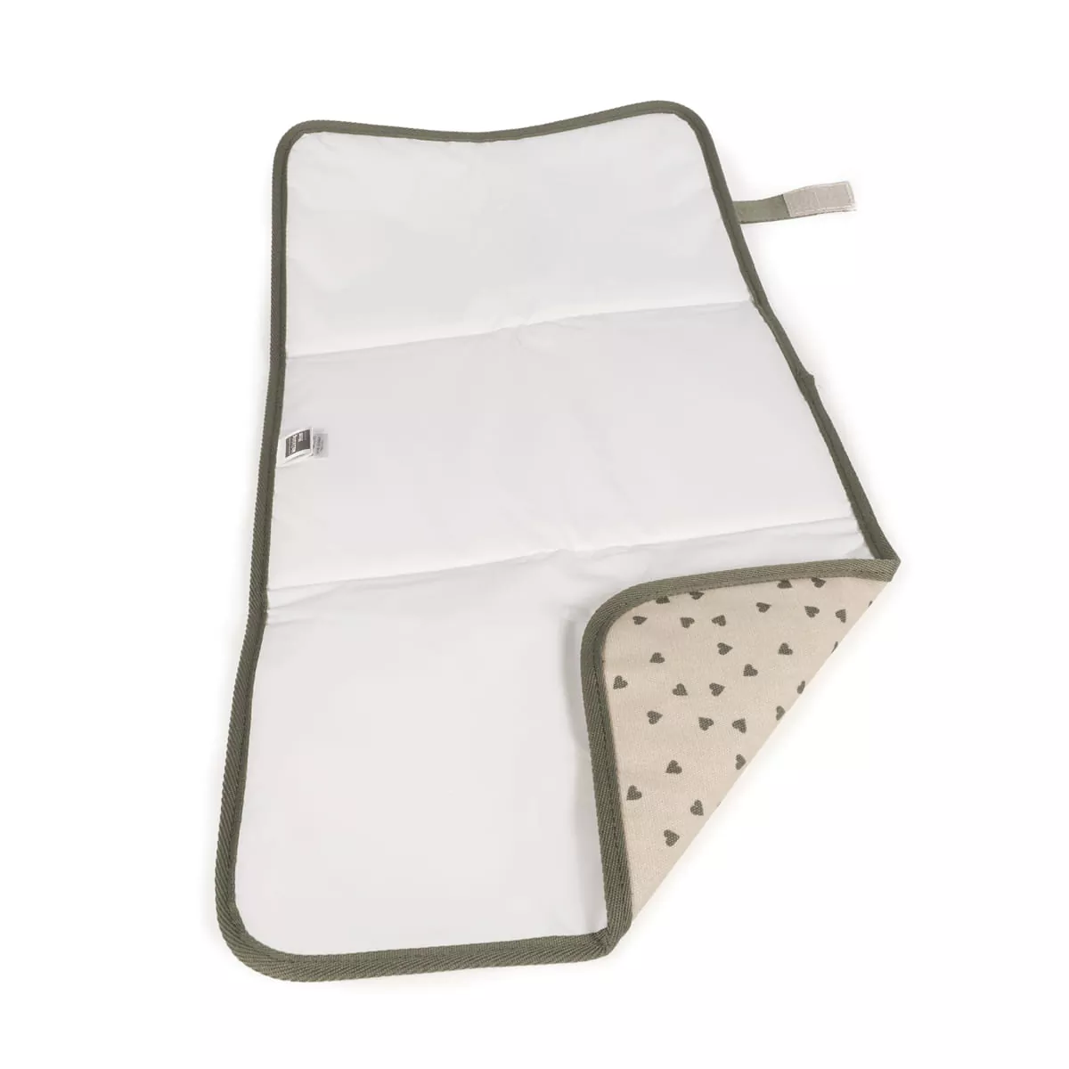 Cambiador Corazones Poppy Musgo Walking mum