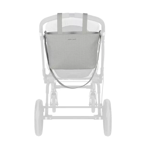 Bolsa crossbody Piel Little Bloom Vichy Gris Pasito a Pasito