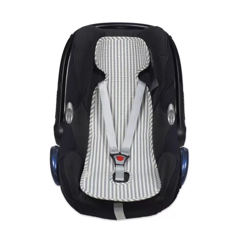 Colchoneta Auto  Praliné  Rayas Matcha Walking Mum