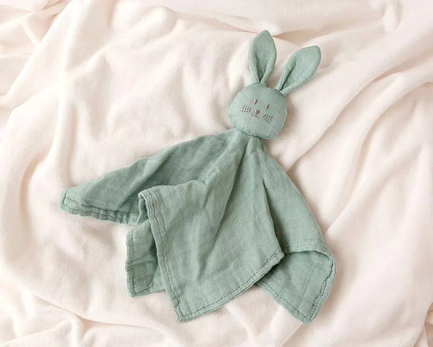 Doudou Conejo Bambu Verde