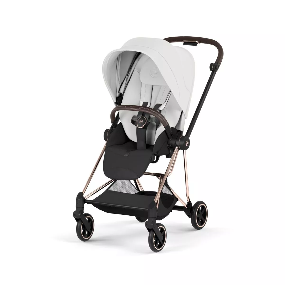 Silla Cybex Mios Style Off White chasis Rosegold