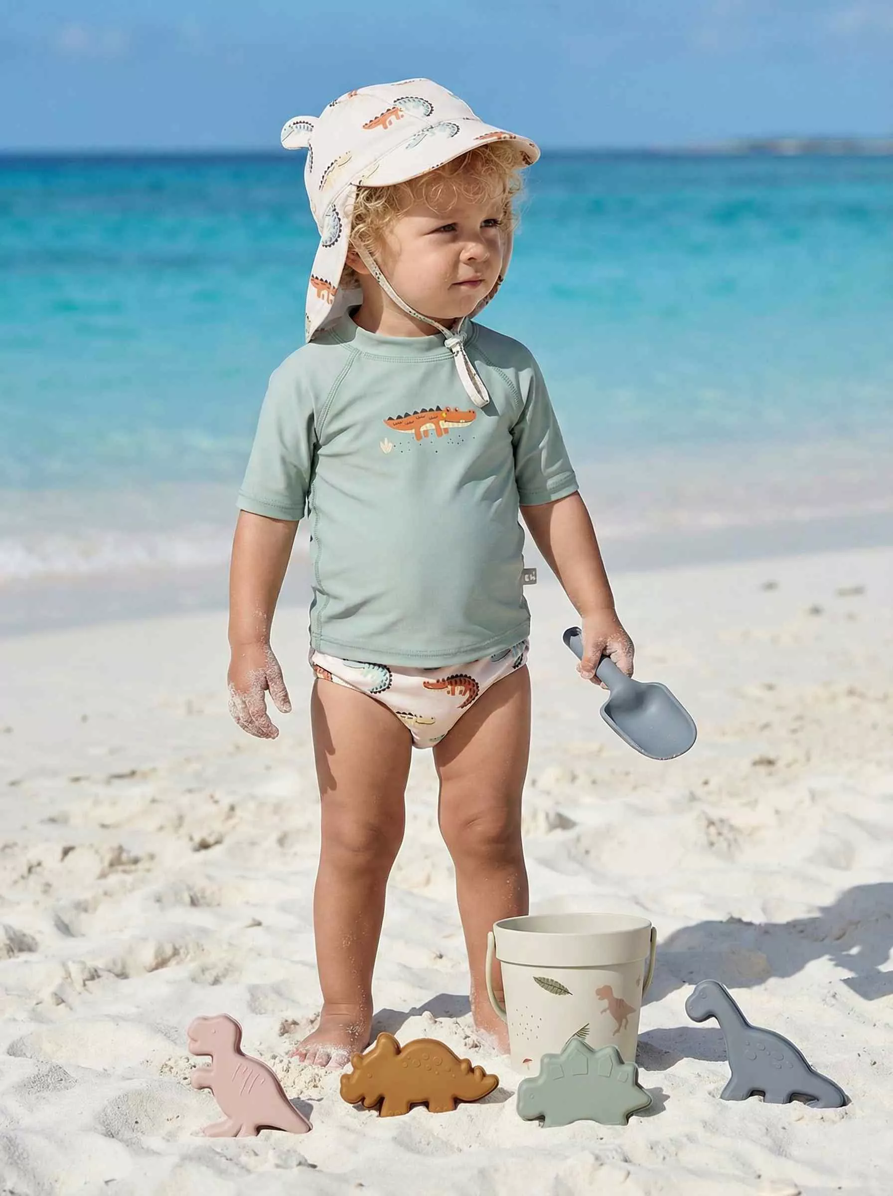 Camiseta de Baño con Proteccion Solar UPF50+ Caiman 6-12 meses Bimbi