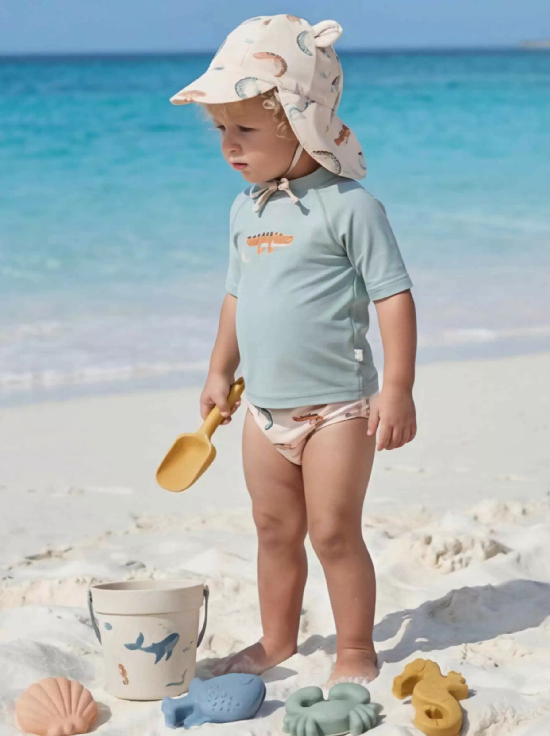 Camiseta de Baño con Proteccion Solar UPF50+ Caiman 6-12 meses Bimbi