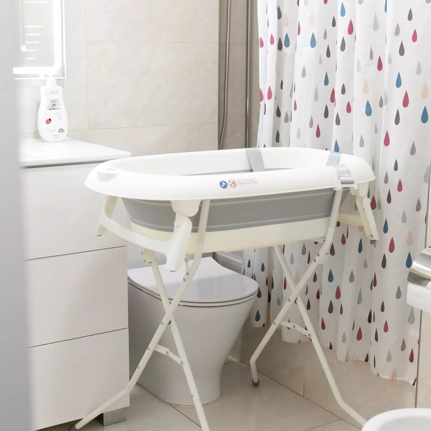 Bañera Plegable Iris con Accesorios 