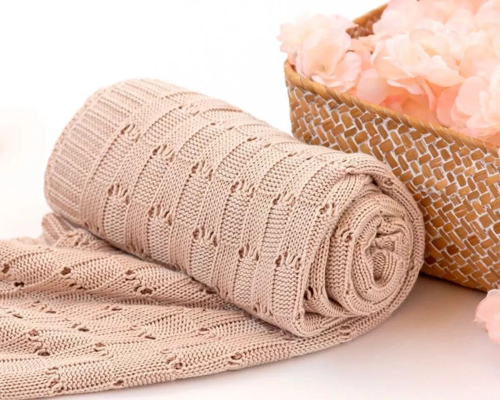 Mantita 80x110 cm Bambu para Bebe Beige
