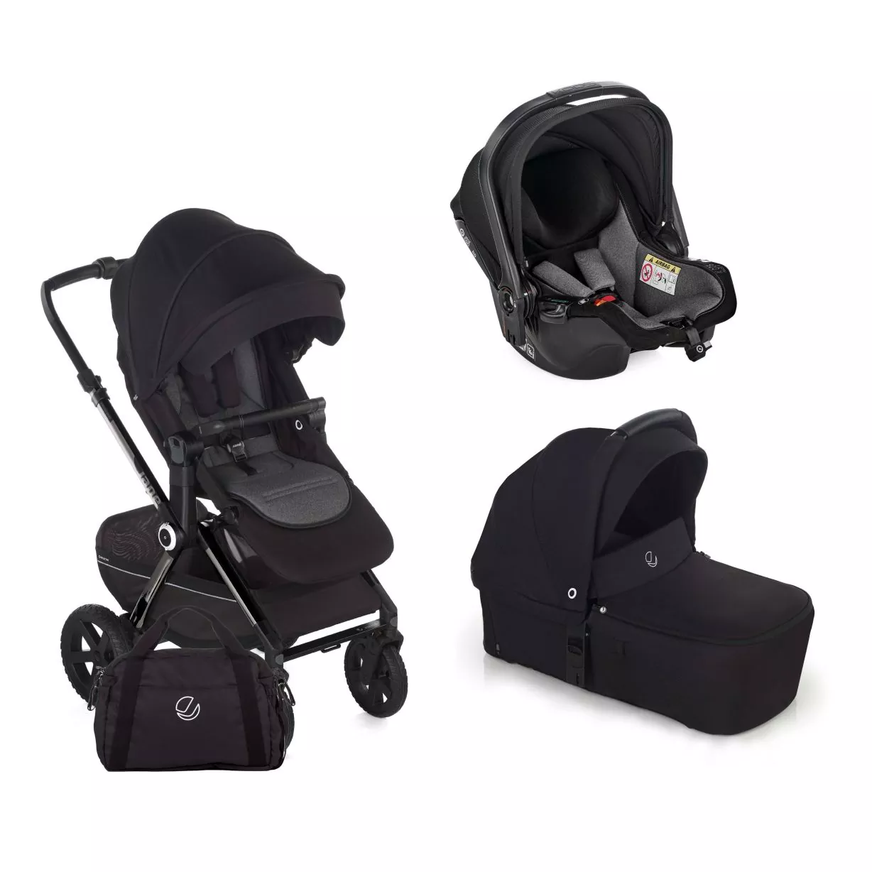 Coche Crosslight 3 Trio Sweet, koos I-size Silver Shadow Edition Cold Black Jane