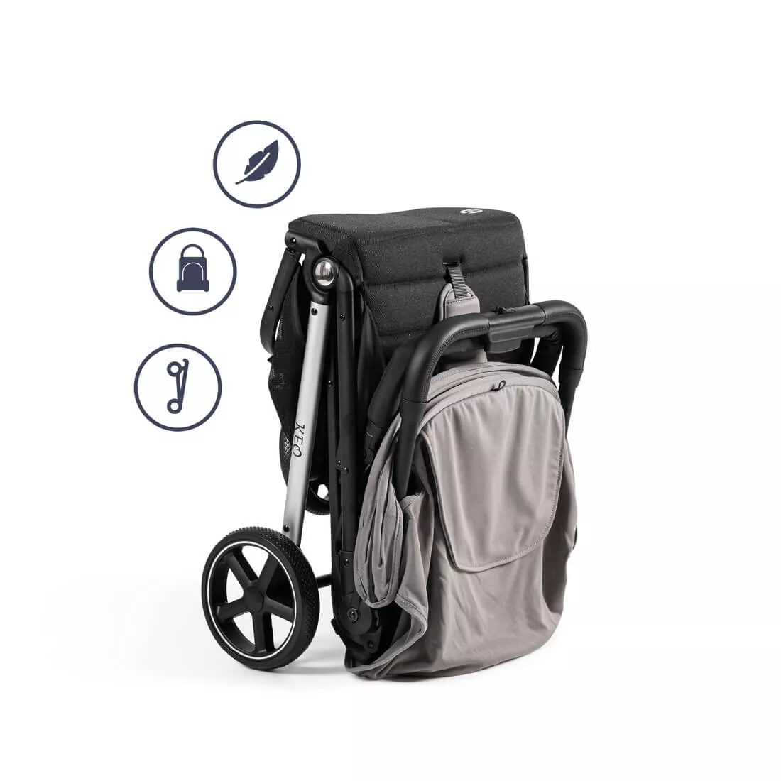 Silla de paseo Keo gris