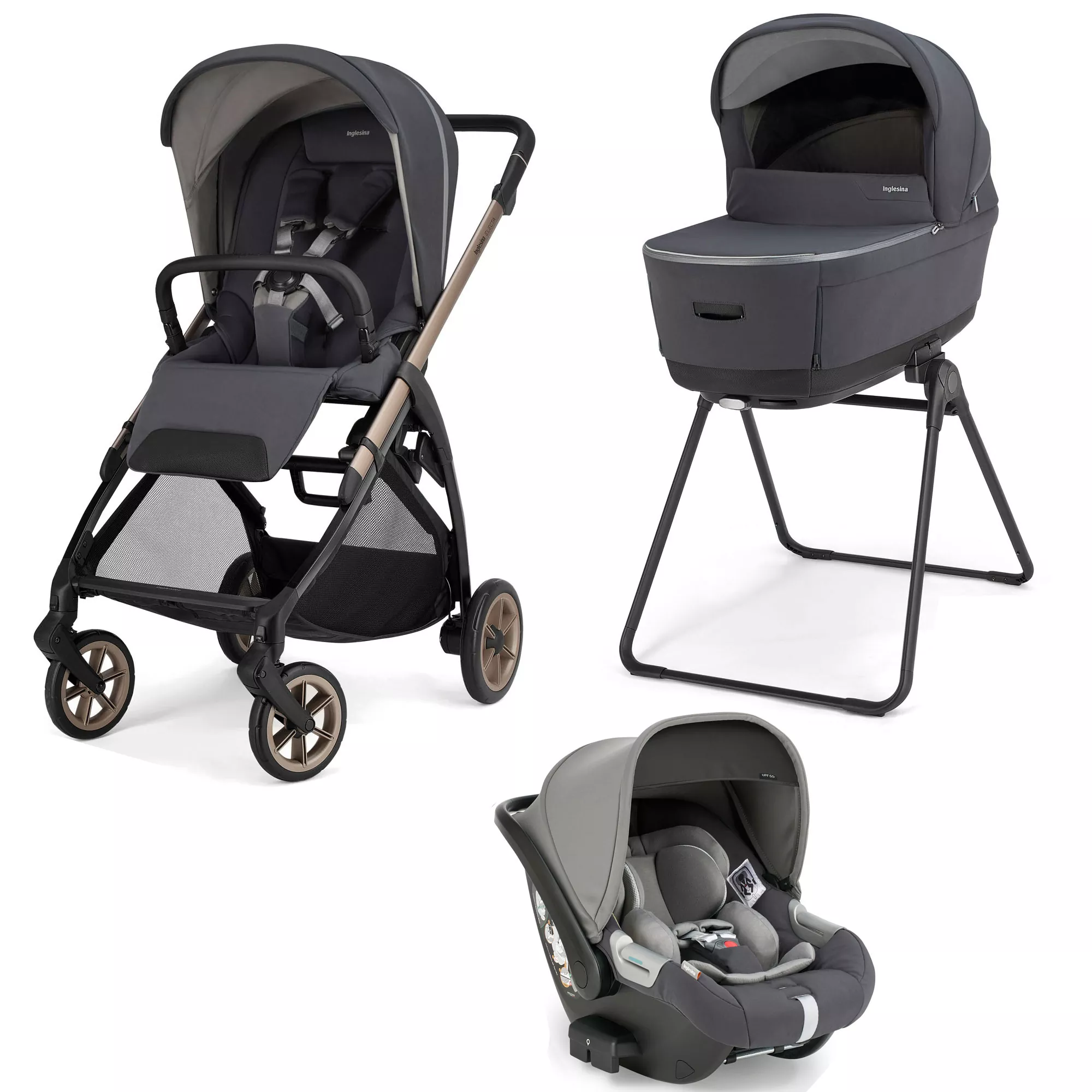 Inglesina Electa Trio Darwin Infant Garage Grey