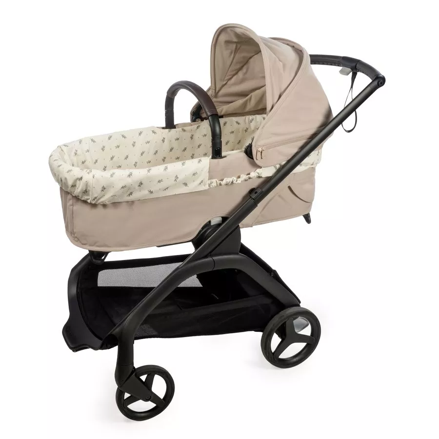 Cubre cuco con gomas - sabana ajustable Mimosa Verde Walking Mum