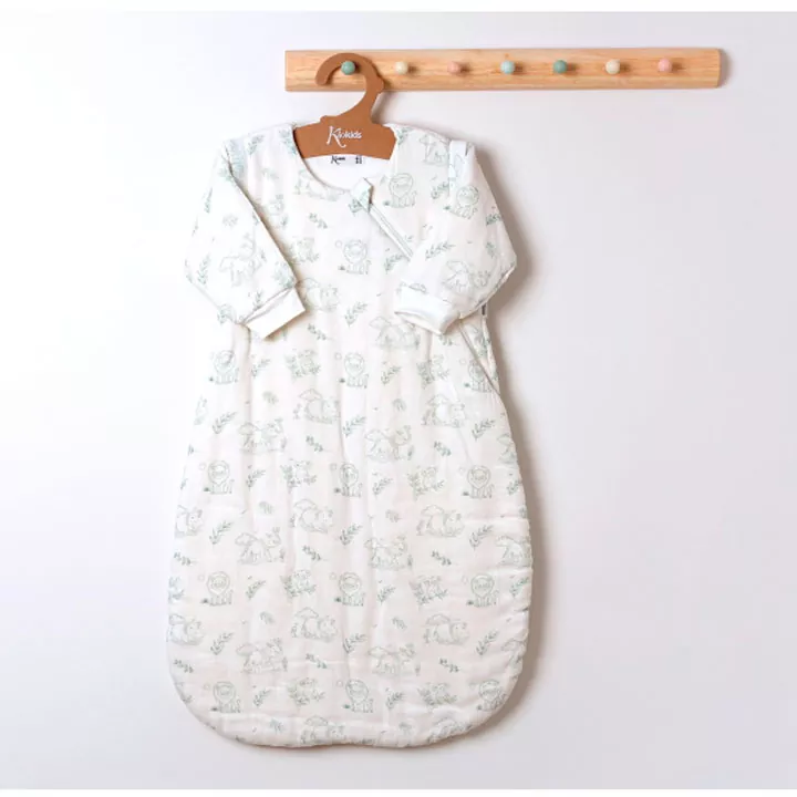 Saco de dormir bebé de invierno TOG 2,5 con mangas Azul 6-12m