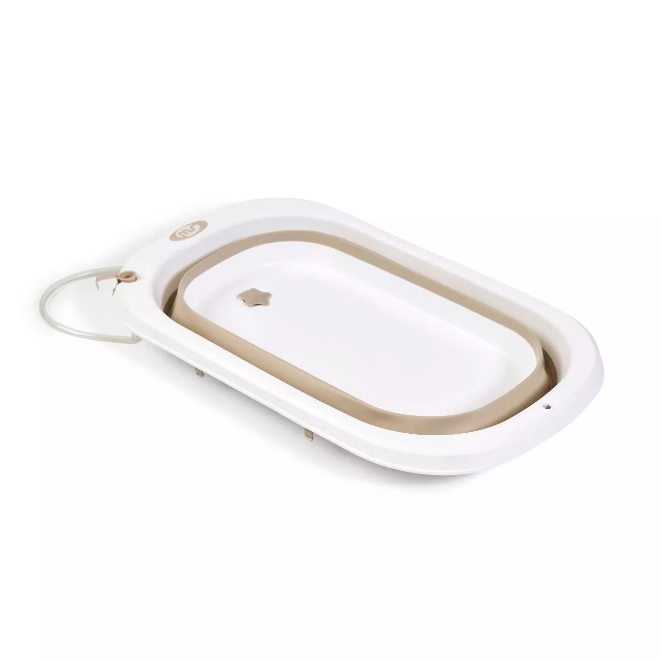 Bañera plegable con cambiador Zoe beige