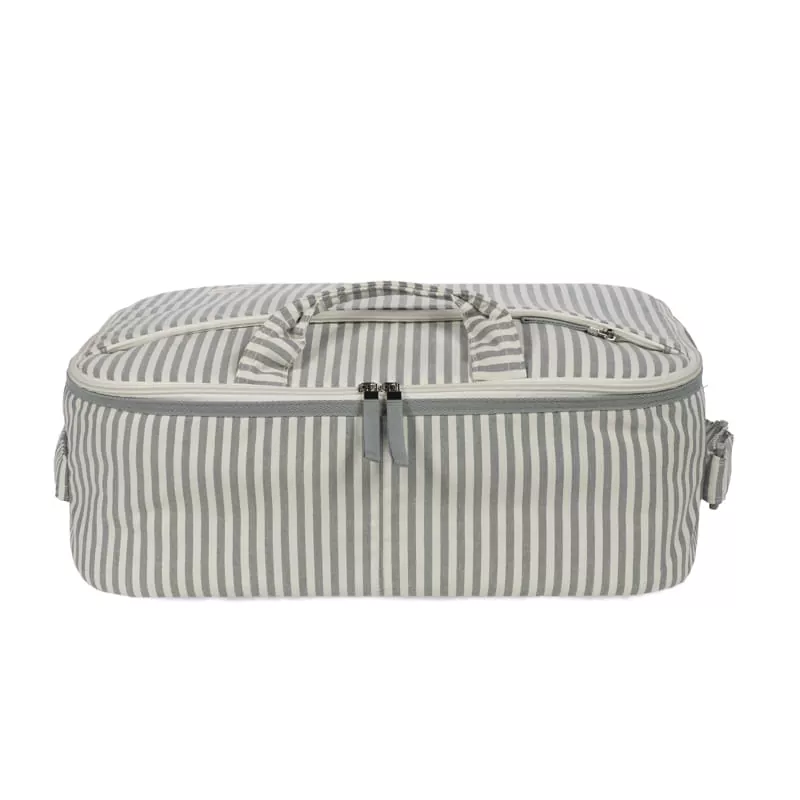 Maleta Praline Rayas Matcha Walking Mum