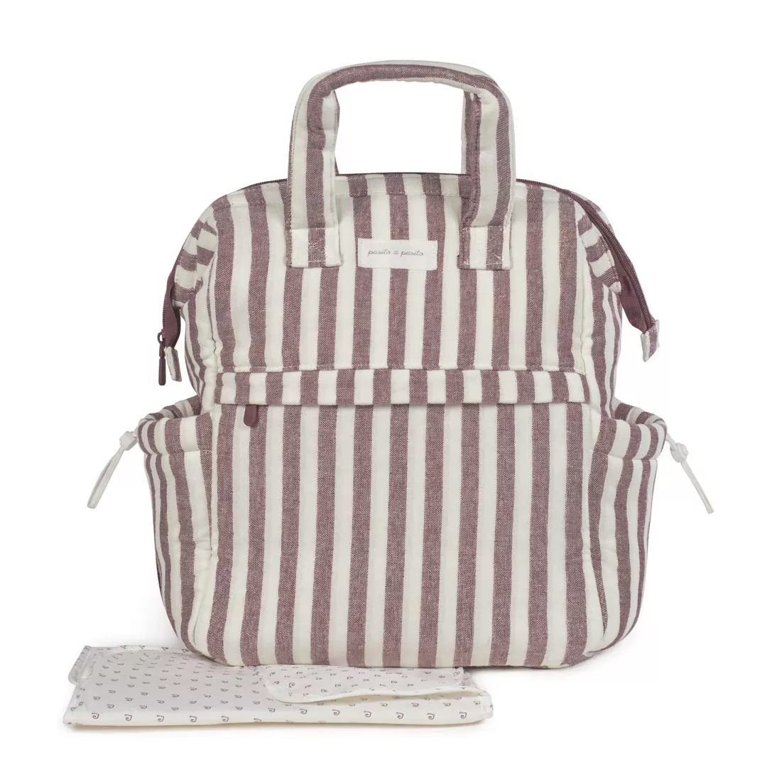 Mochila Cherry Rayas Pasito a Pasito