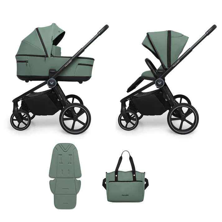 carrito de bebe duo Muuvo Pine Green