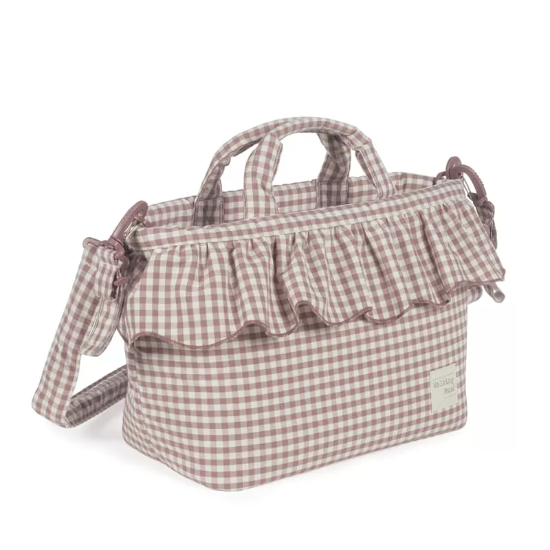 Bolsa Canastilla Praliné  Vichy Moka Walking Mum