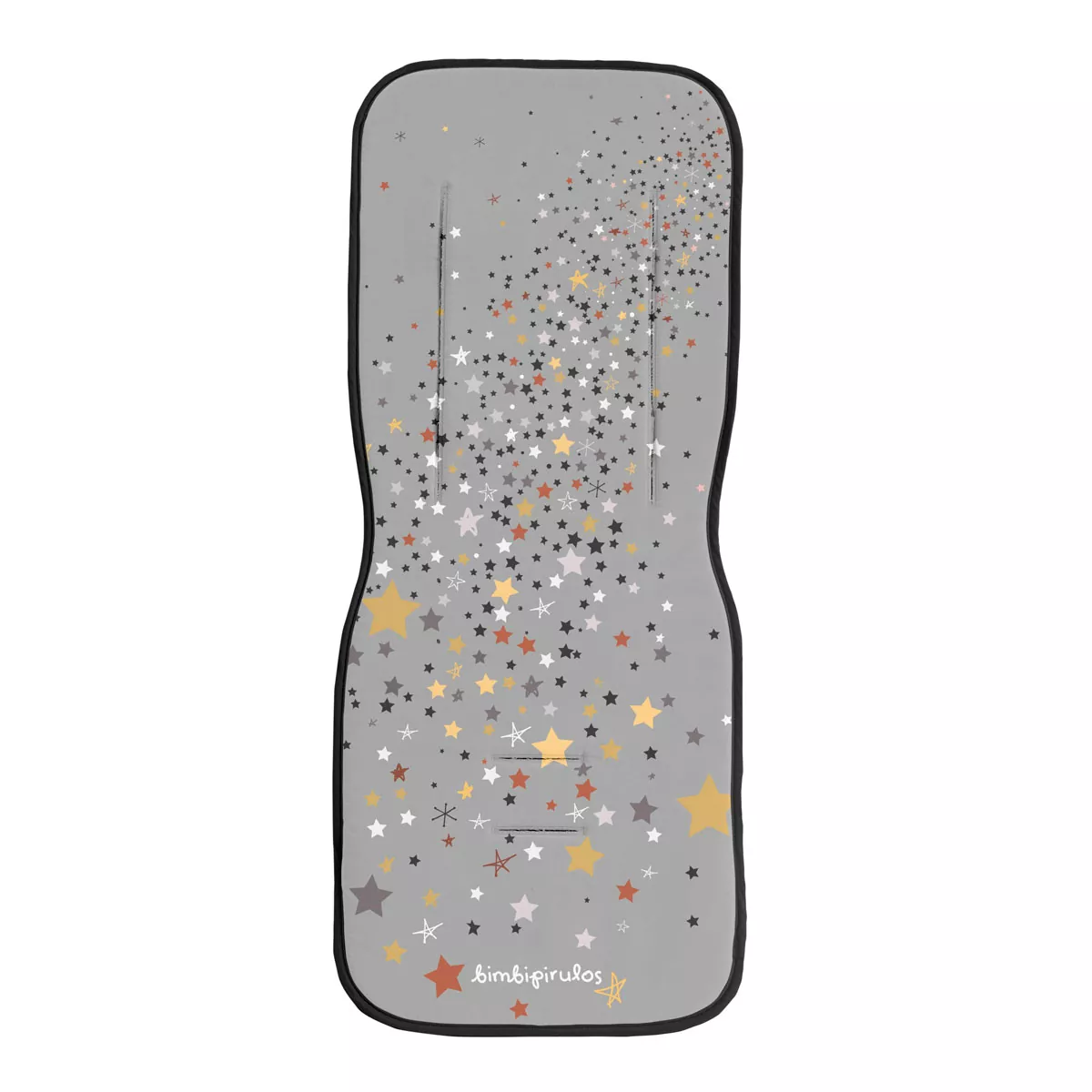 Colchoneta Recta Stars Gris BimbiDreams
