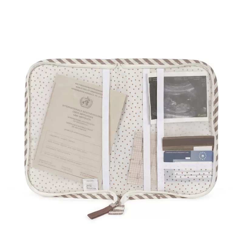 Portadocumentos Praline Rayas Moka Walking Mum