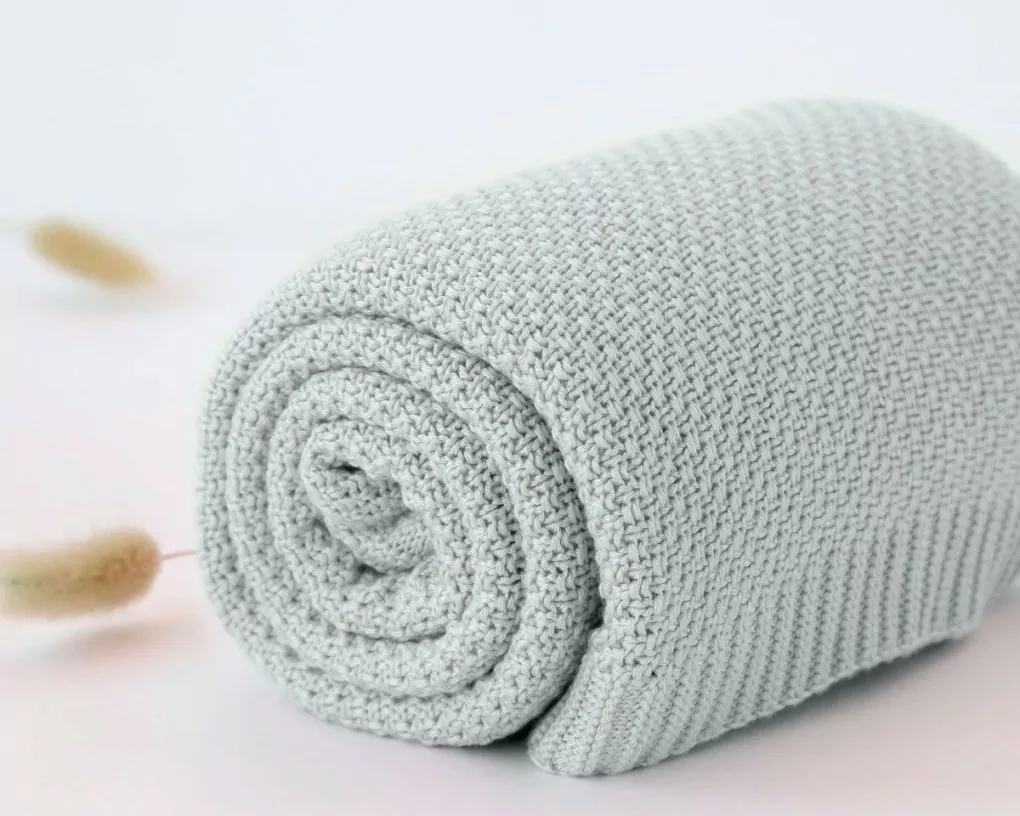 Mantita 80x110 cm Bambu para Bebe Gris