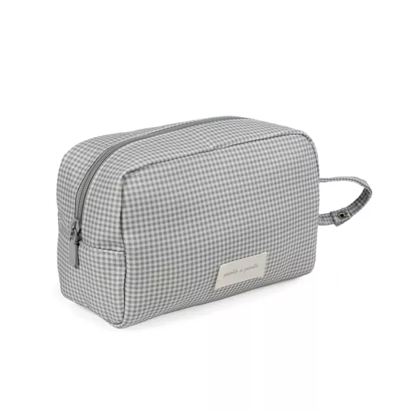 Neceser Little Bloom Vichy Gris Pasito a Pasito
