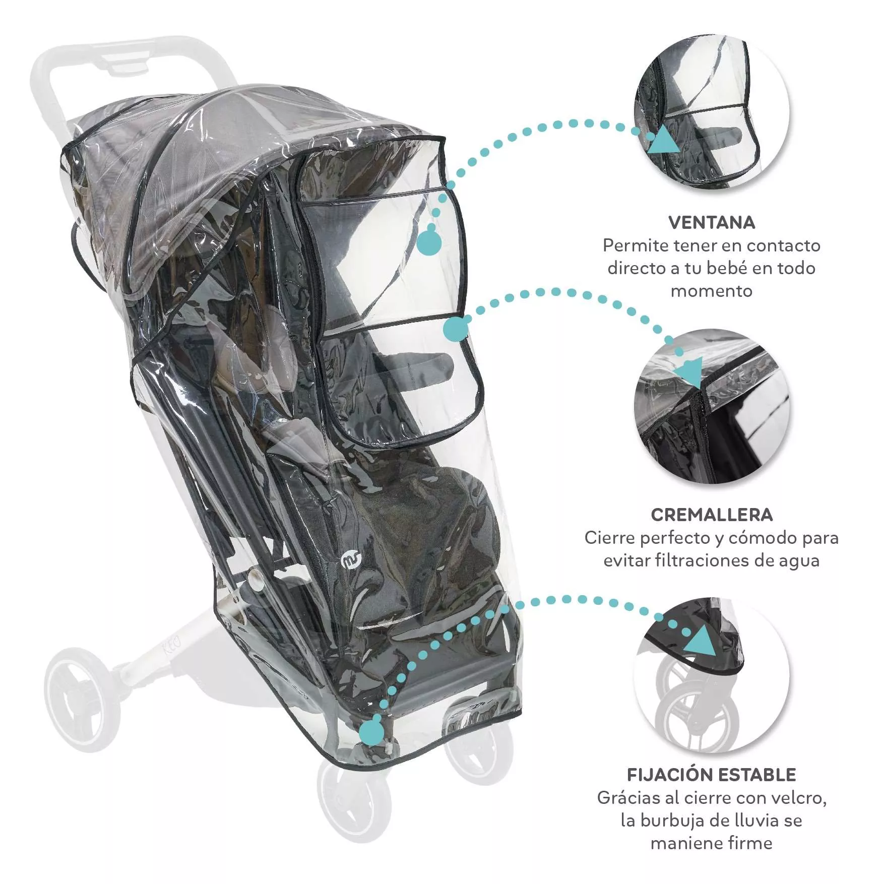 Burbuja Universal silla de paseo de MS
