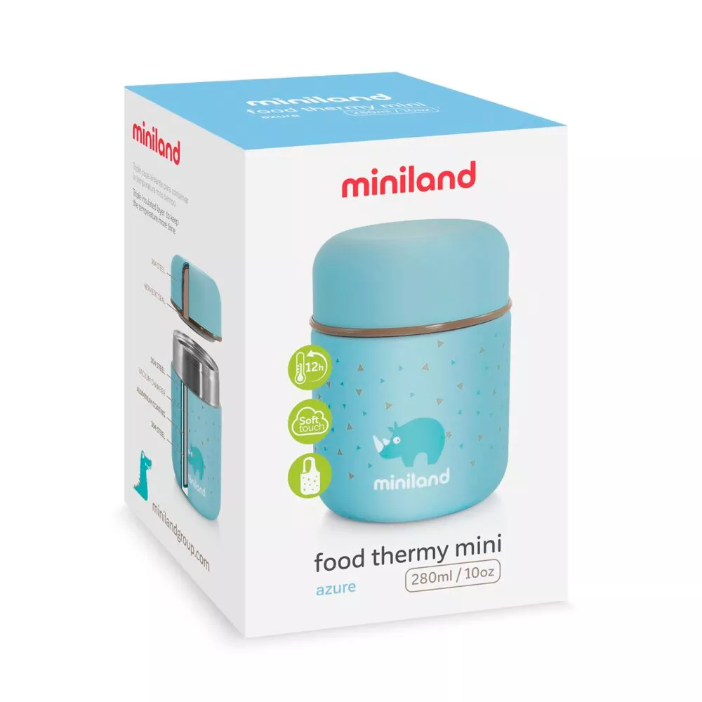 Miniland - Termo Sólidos Azul, Alimentación