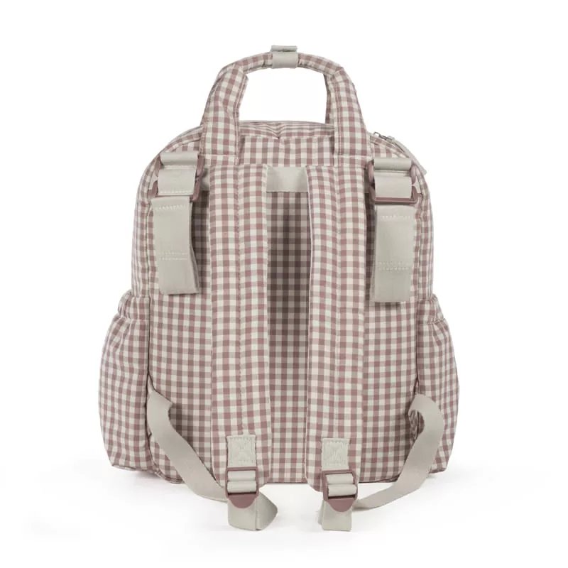 Mochila Praline Vichy Moka Walking Mum