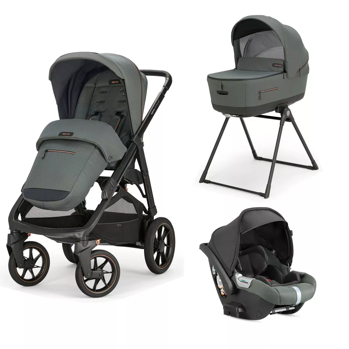 Inglesina Aptica XT Trio con Darwin Infant Recline