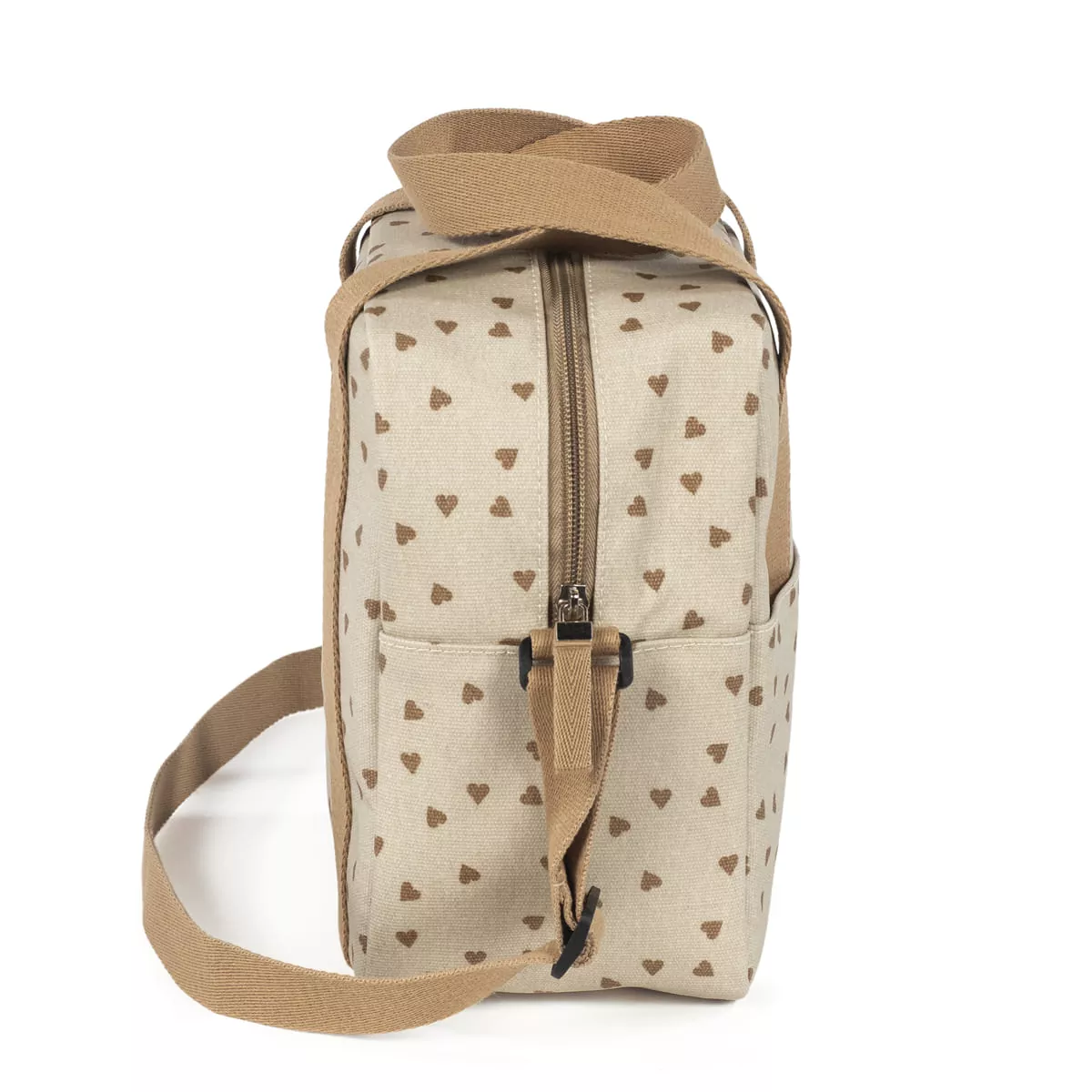 Bolsa Térmica Corazones Poppy Canela  Walking Mum