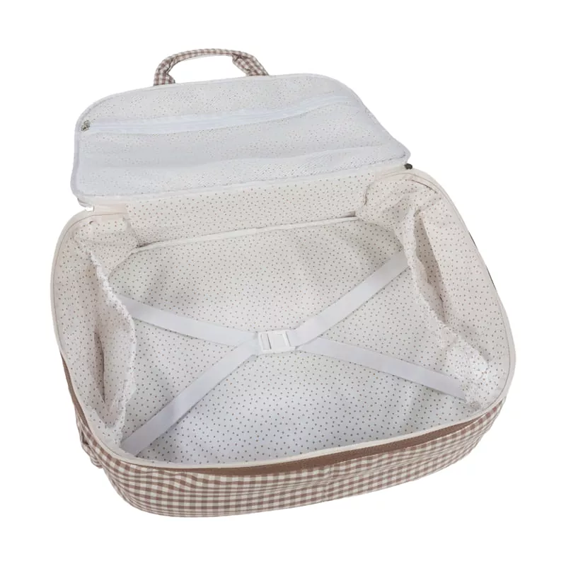 Maleta Praline Vichy Moka Walking Mum