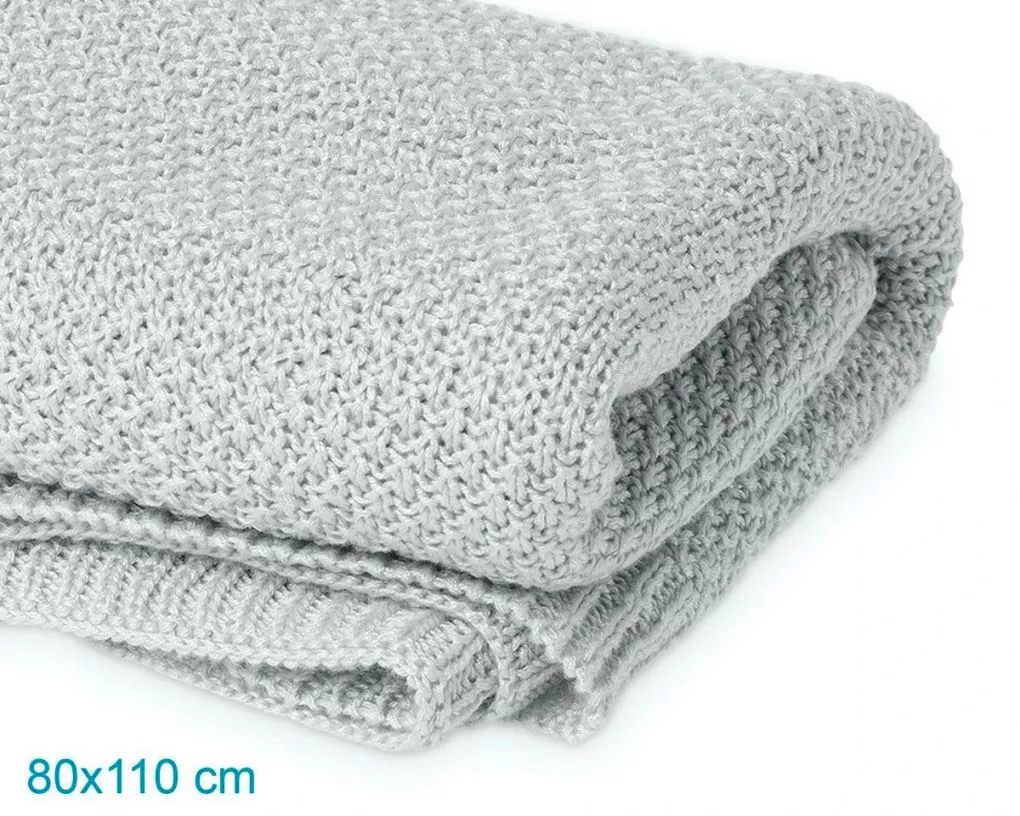 Mantita 80x110 cm Bambu para Bebe Gris
