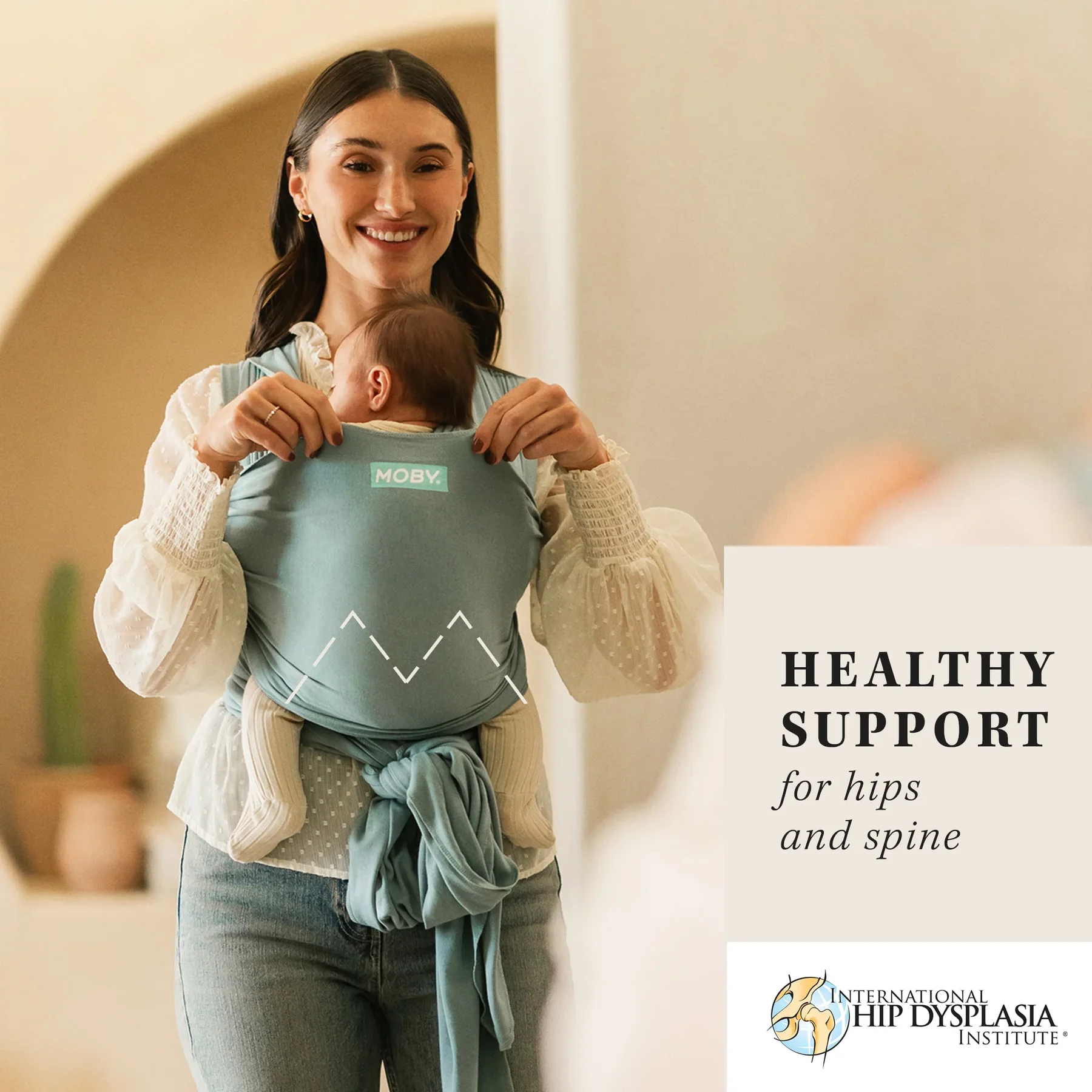 Fular Portabebés Moby Wrap Evolution sea glass (Bambú)