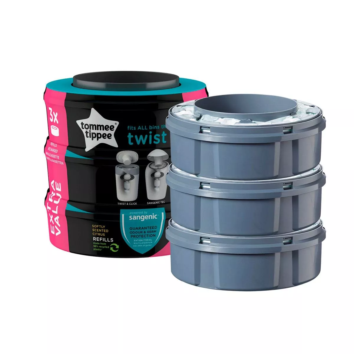 Recambios Sangenic Twist & Click 3 paquetes