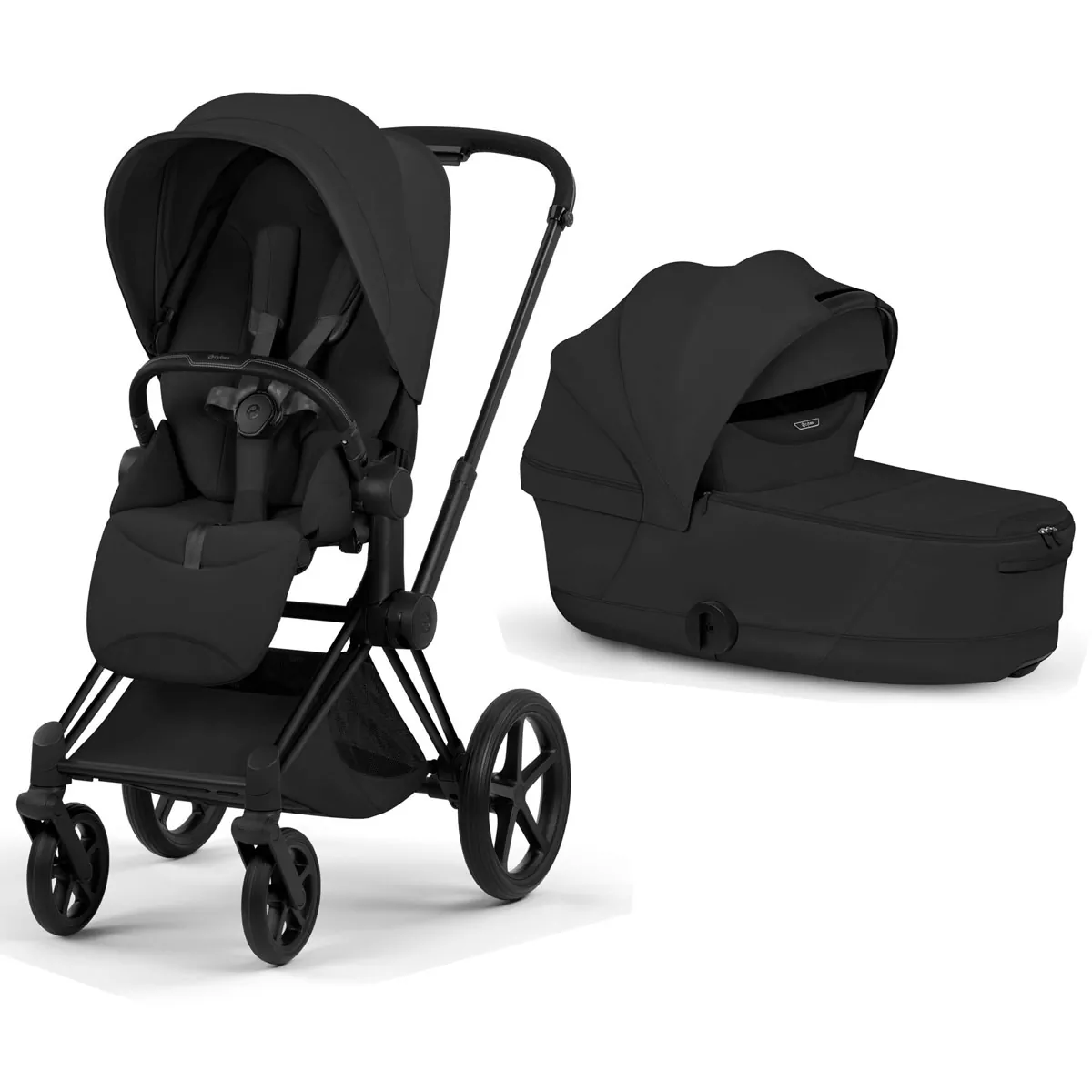 cochecito de bebé Cybex Priam Style Sepia Black chasis Matt Black