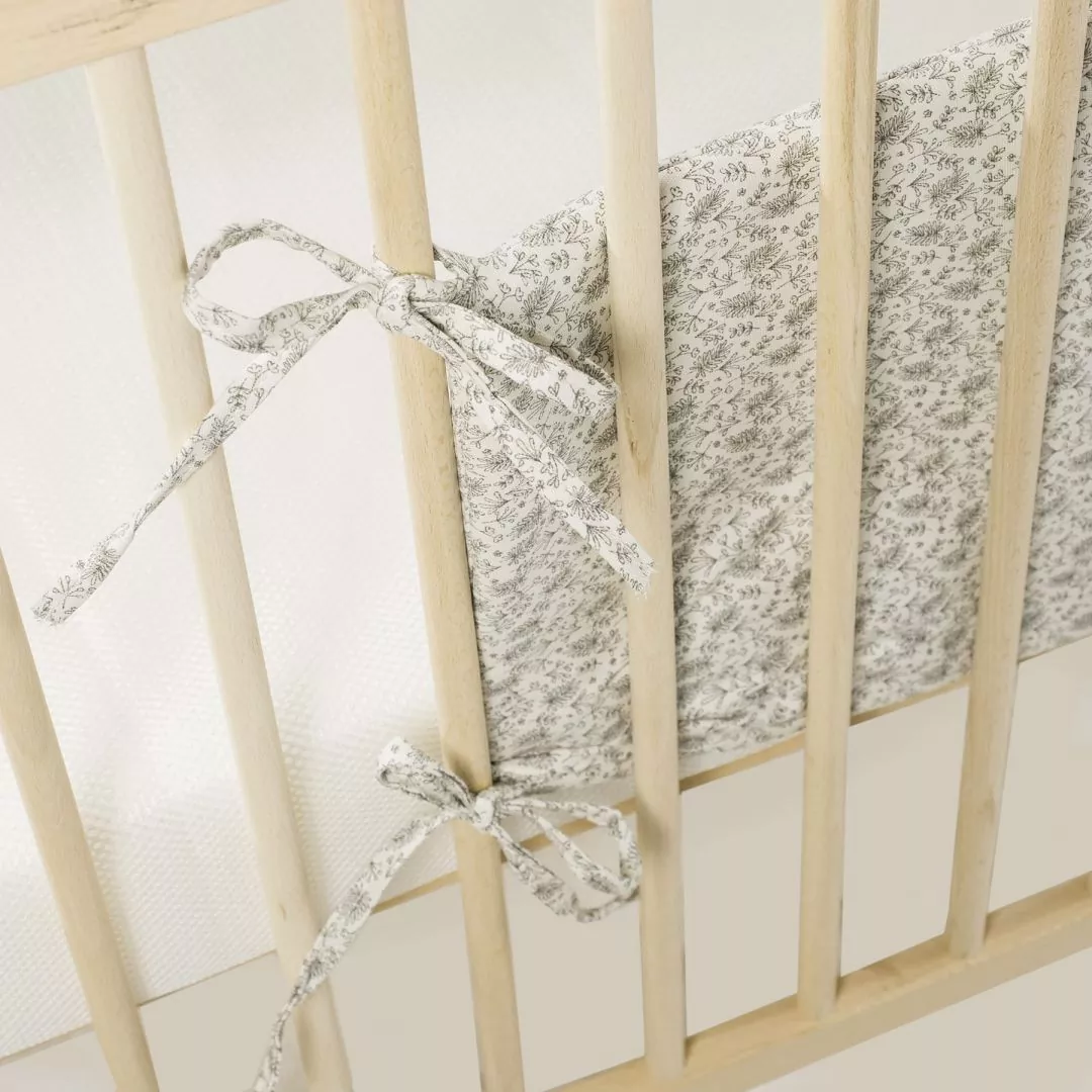 Protector de Cuna 60x120 cm Gala Mint Walking Mum