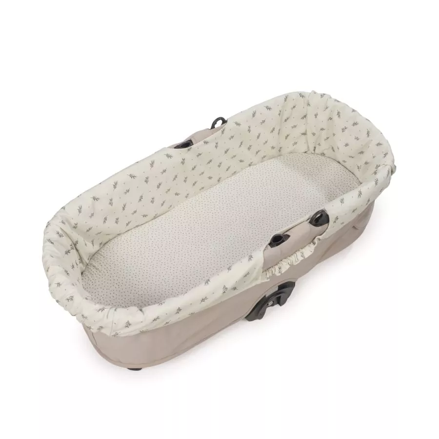 Cubre cuco con gomas - sabana ajustable Mimosa Verde Walking Mum