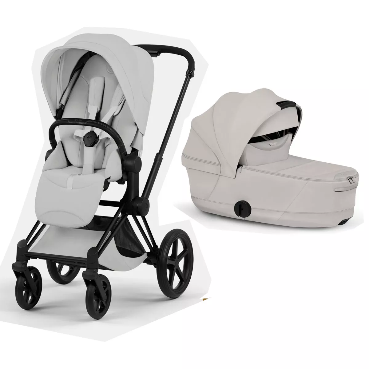 cochecito de bebé Cybex Priam Style chasis Matt Black