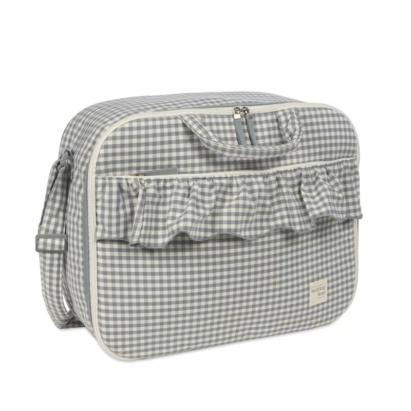 Maleta Praline Vichy Matcha Walking Mum