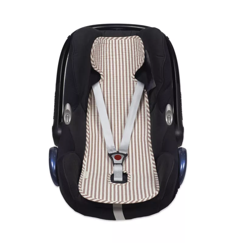 Colchoneta Auto  Praliné  Rayas Moka Walking Mum