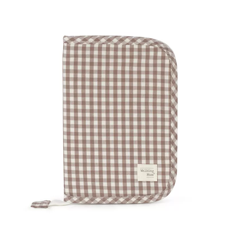 Portadocumentos Praline Vichy Moka Walking Mum