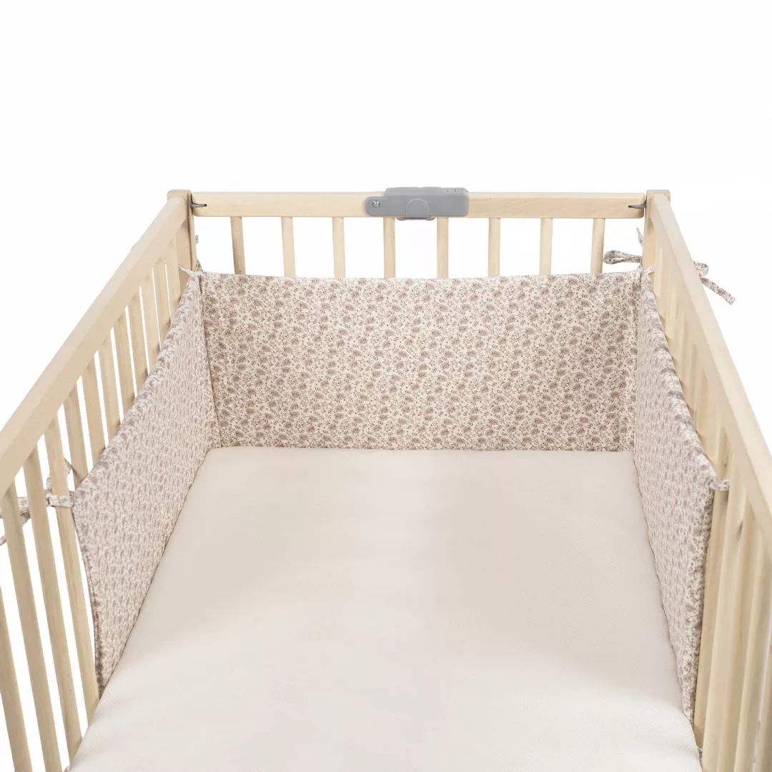 Protector de Cuna 60x120 cm Gala Cerise Walking Mum