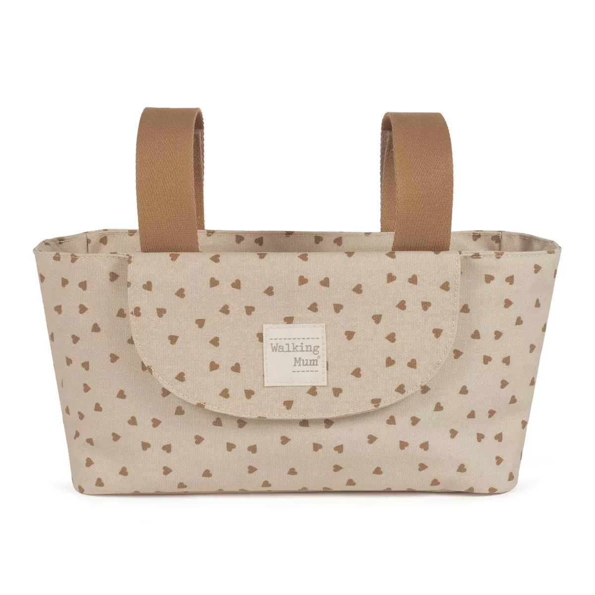 Bolso Organizador Corazones Poppy Canela de Walking mum